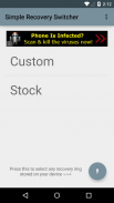 Simple Recovery Switcher screenshot 0