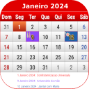 Brasil Calendário 2024 Icon