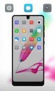 Thème de stylo plume coloré pour Galaxy J7 Max screenshot 3