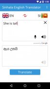 Sinhala English Translator screenshot 1