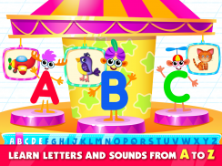 सुपर एबीसी! बच्चों के लिए अंग्रेजी भाषा सीखने के! screenshot 11