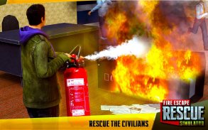 Fire Escape Rescue Story 3D screenshot 0