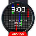 Watch Face: Color Pixel - Wear OS Smartwatch