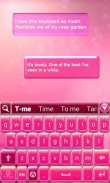 Brilliant Pink Keyboard Theme screenshot 3