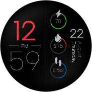 Digital Minimal Watch Face IO screenshot 1