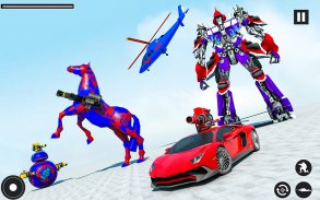 Car Robot Transform Game 2021 - Horse Robot Games screenshot 3