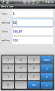 Ohm's Law Calculator screenshot 0