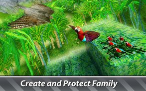 Jungle Parrot Simulator - try wild bird survival! screenshot 2