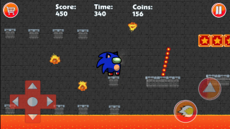 bleu hedgehog Runner Dash screenshot 0