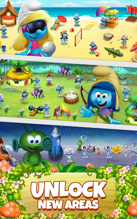 Os Smurfs: Bubble Shooter na App Store