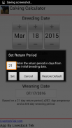 Calving Calculator Ad Free screenshot 2