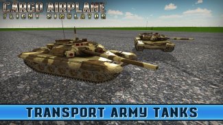 Tank Cargo Airplane Flight Sim screenshot 11