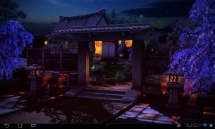 Real Zen Garden 3D: Night LWP screenshot 12