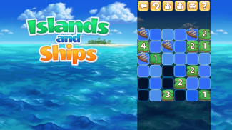 Islands and Ships logic puzzle screenshot 0
