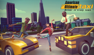 American Ultimate Taxi Driver in Crazy Town screenshot 1