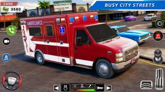 Hospital Game Emergency Van 3D screenshot 2