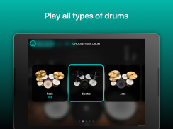 Drums: real drum set music games to play and learn screenshot 3