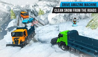 Snow Plow Truck Driving: Snow Hill Rescue 2019 screenshot 7