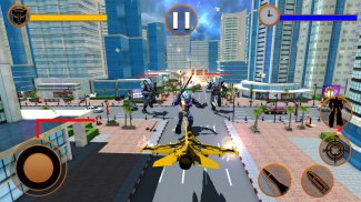 Air Robot Plane Transformation Game 2020 screenshot 8