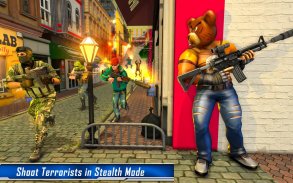 Teddy mogok beruang gun:permainan menembak kontra screenshot 8