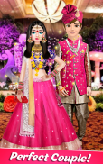 Indian Wedding Makeup Dress up screenshot 0