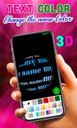 3D My Name Live Wallpaper - Made in India 2021 screenshot 7