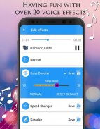 Changeur de voix - Effets Audio screenshot 9