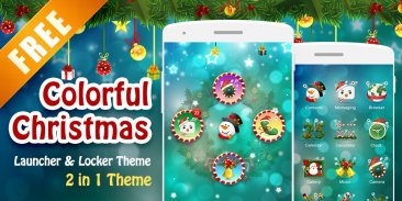 Colorful Xmas 2 in 1 Theme screenshot 5