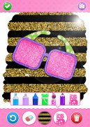 Glitter Beauty MakeUp Coloring screenshot 8