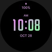 Pink Orchid Modern Watch Face screenshot 0