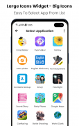 Large Icons Widget - Big Icons screenshot 4