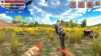 島での生存シミュレータゲーム screenshot 0