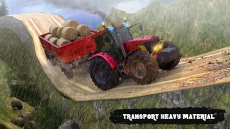 Offroad Tractor Trolley Cargo Driving screenshot 4