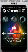 CBC Radio One Corner Brook 990 AM CA App Radio Fre screenshot 5