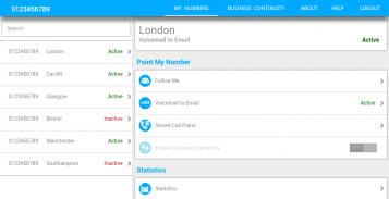 SIP Trunk Call Manager screenshot 5