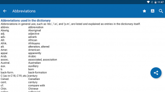 Concise Oxford English Dictionary screenshot 0