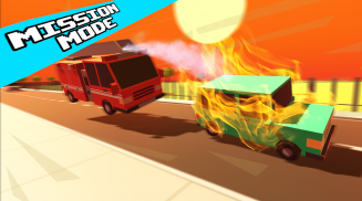 Crazy Road: Firefighter screenshot 4