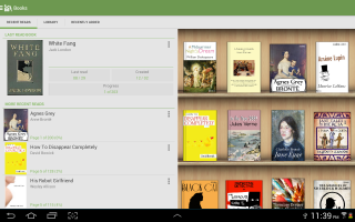 Aldiko Book Reader Screen