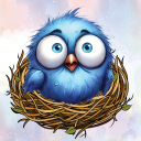 Bird In The Nest Icon