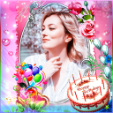 Birthday Photo Frames Editor 2020 Icon