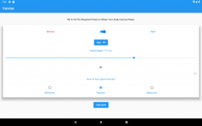 Caloriya - Calculate your daily calorie needs screenshot 18