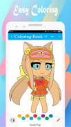 Chibi Coloring Book screenshot 2