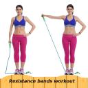 Resistance bands workout Icon