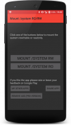 Mount /system RO/RW [ROOT] screenshot 0