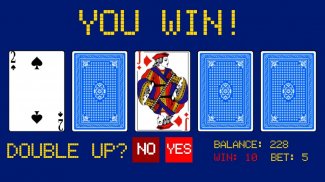 Video Poker - Jokers Wild screenshot 1