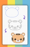 Como desenhar animais fofos screenshot 4
