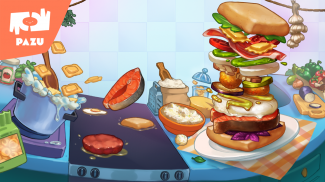 Burger Maker Kids Cooking Game screenshot 6