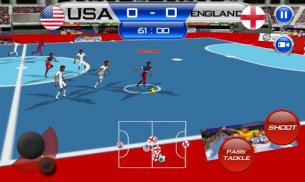 Zaalvoetbal spel screenshot 4