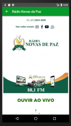 Rádio Novas de Paz screenshot 2