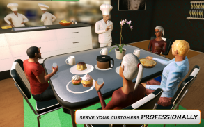 Virtual Gerente Chefs Restaurante Magnate Juego 3D screenshot 5